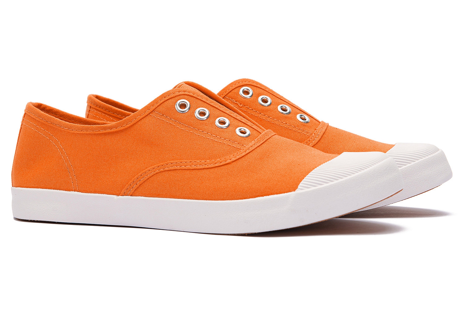 Sneakers Oranj din Bumbac 0