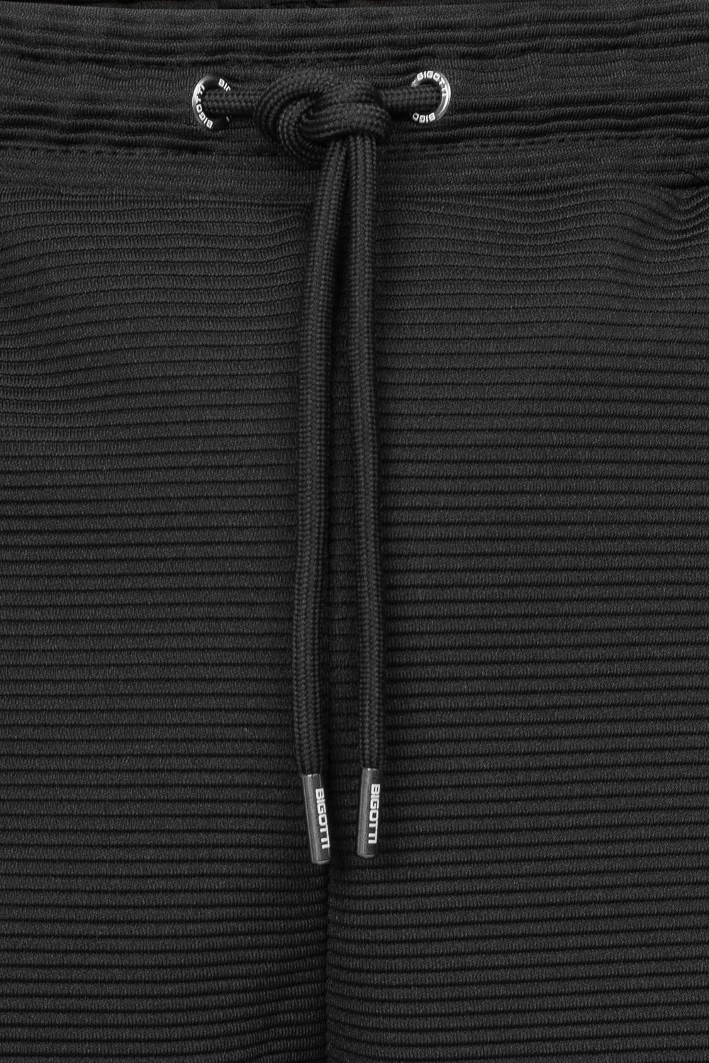 Pantaloni scurti oversize negri uni 3
