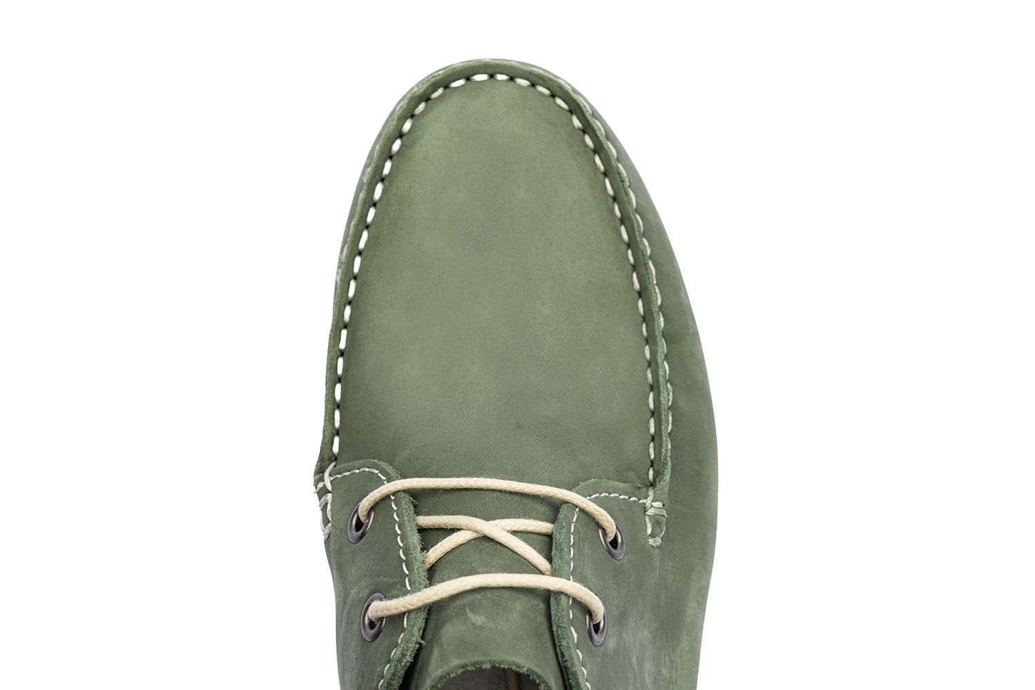 Boat shoes verzi piele nabuc 3