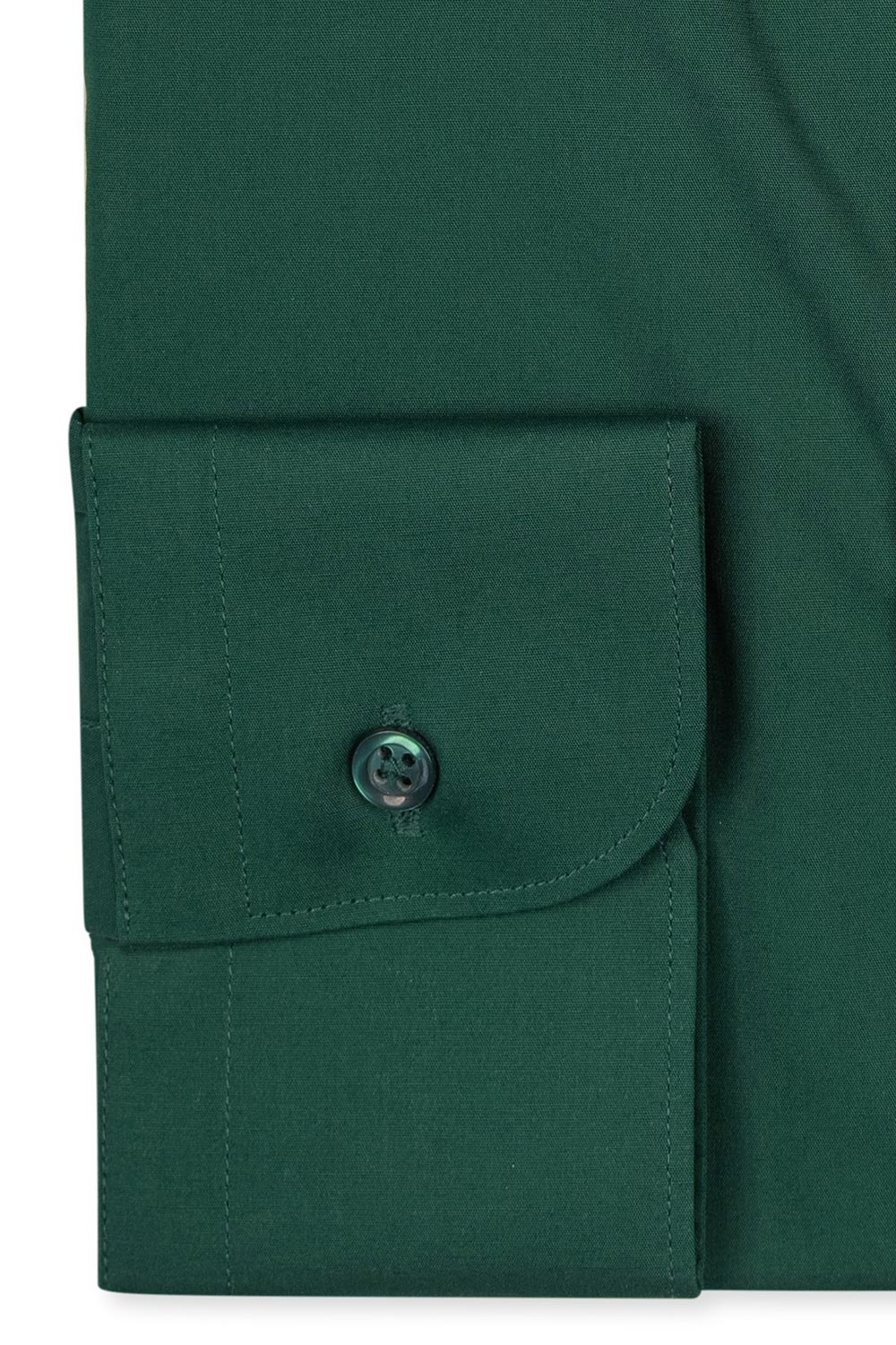 Camasa slim verde uni 2