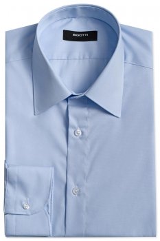 Camasa superslim bleu uni
