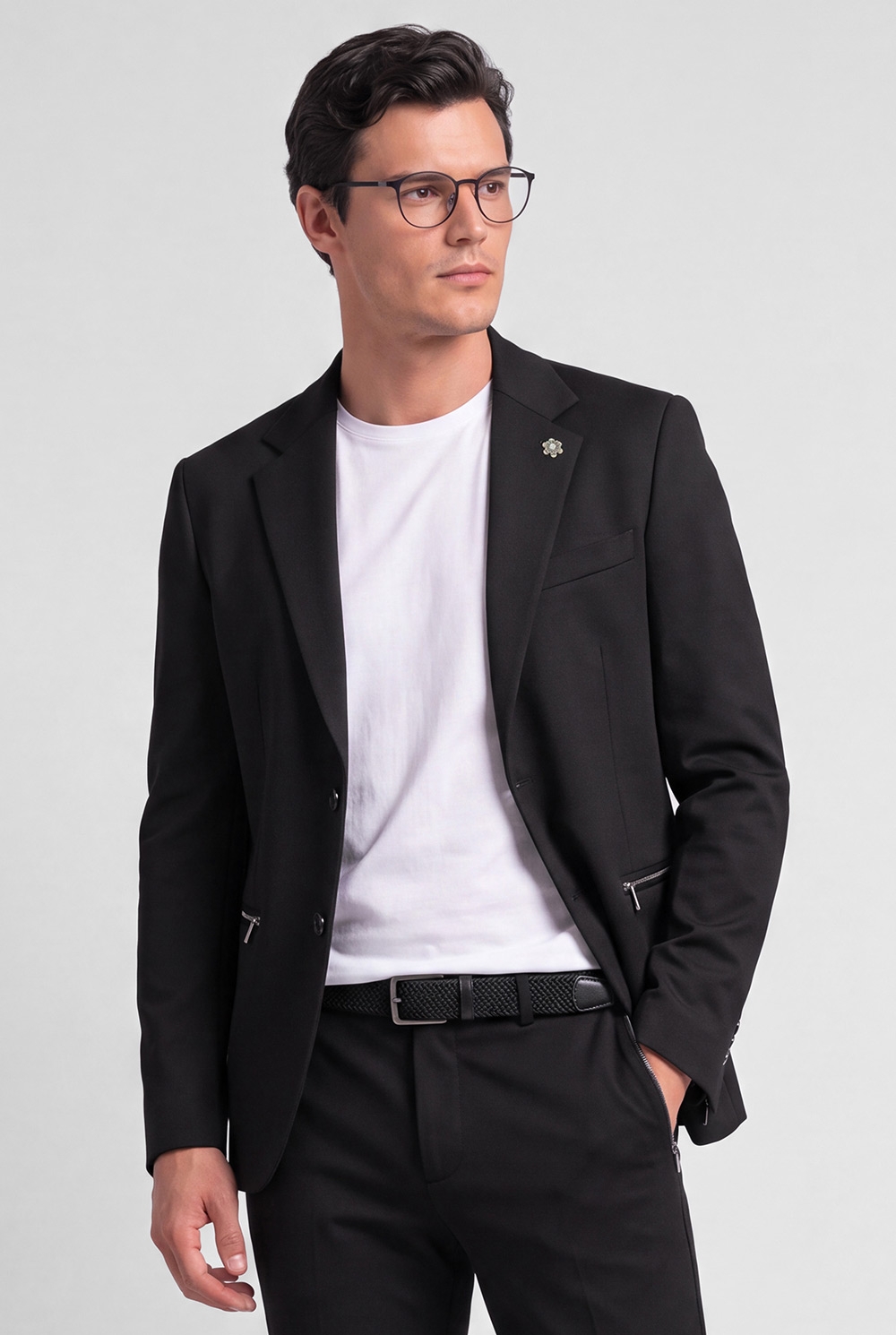 Sacou negru uni 0