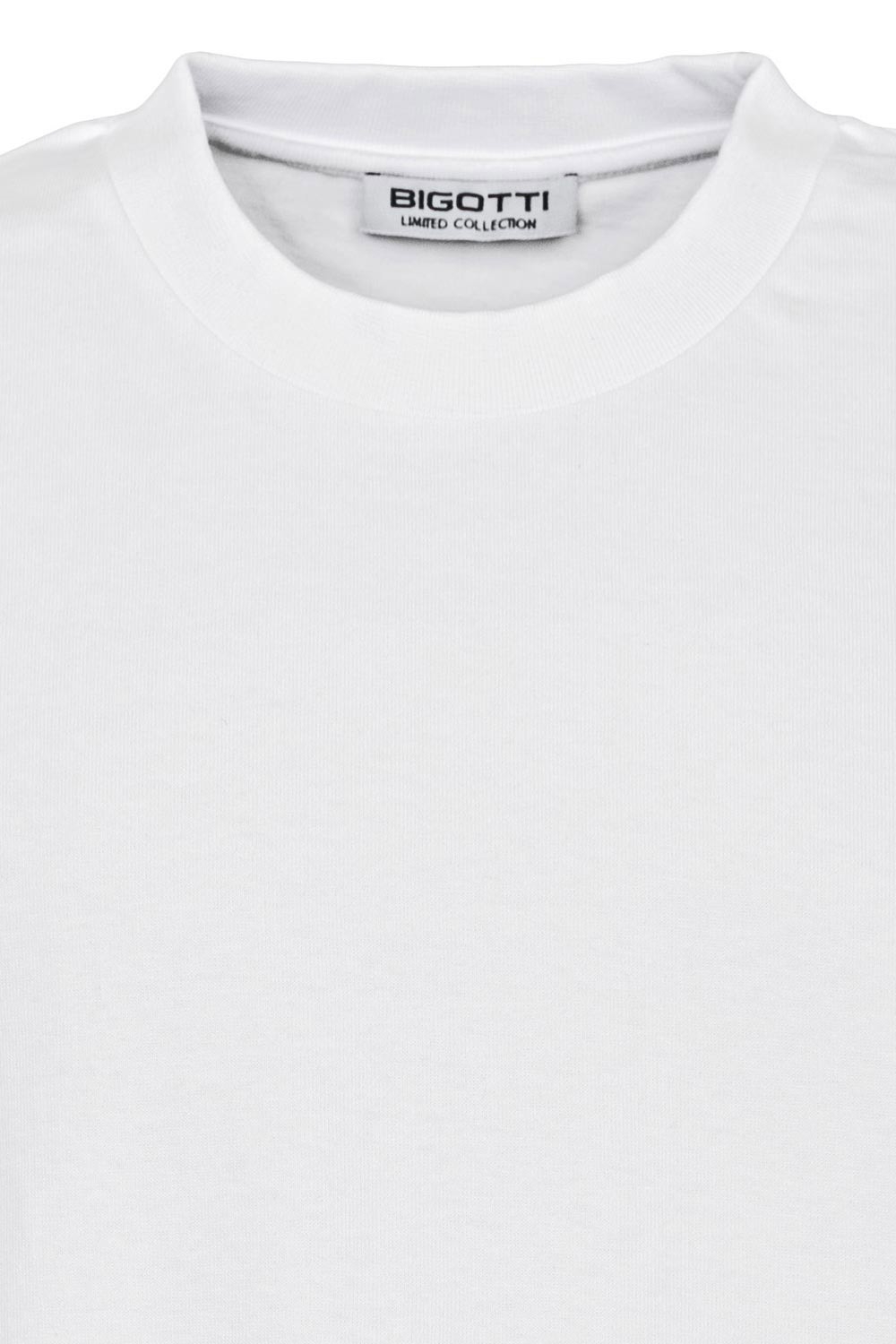 Tricou oversize alb uni 2