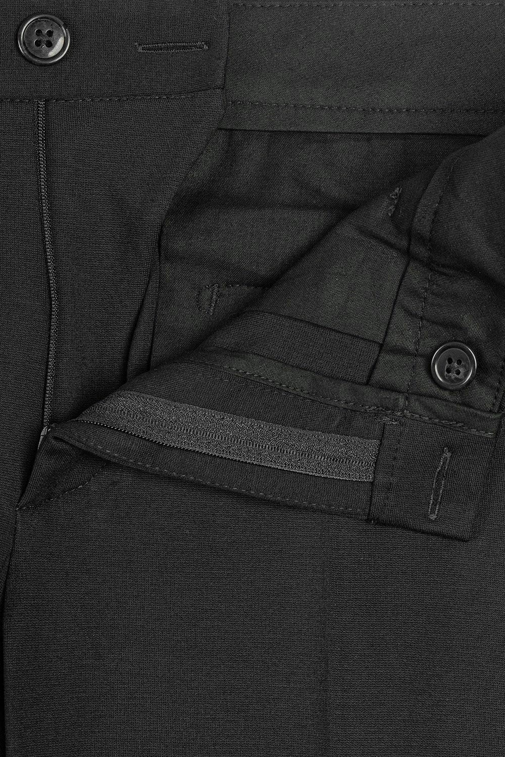 Pantaloni slim negri uni 2