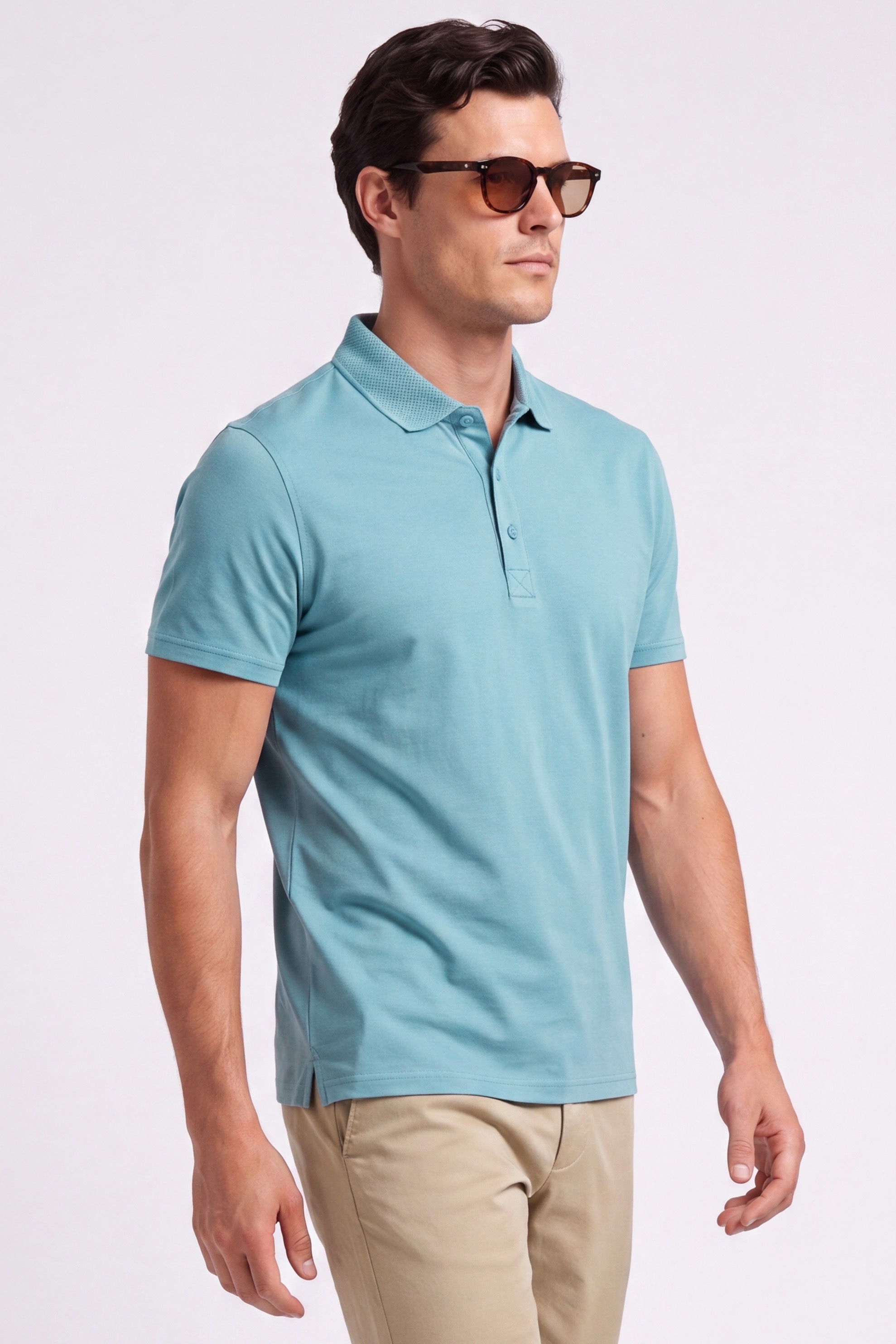 Blue plain t-shirt 0
