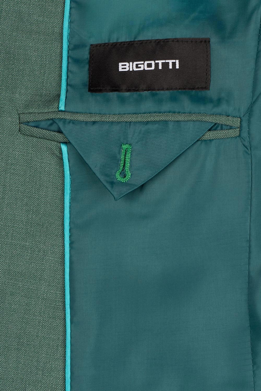 Costum slim verde uni 2