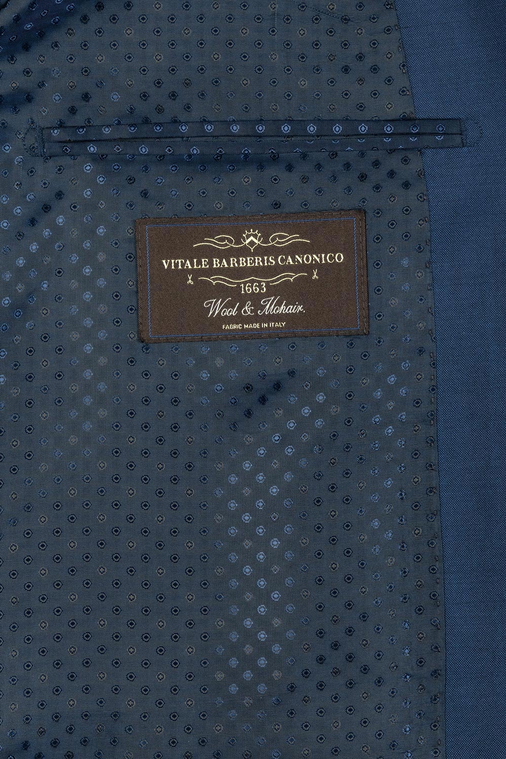 Costum slim albastru uni 1