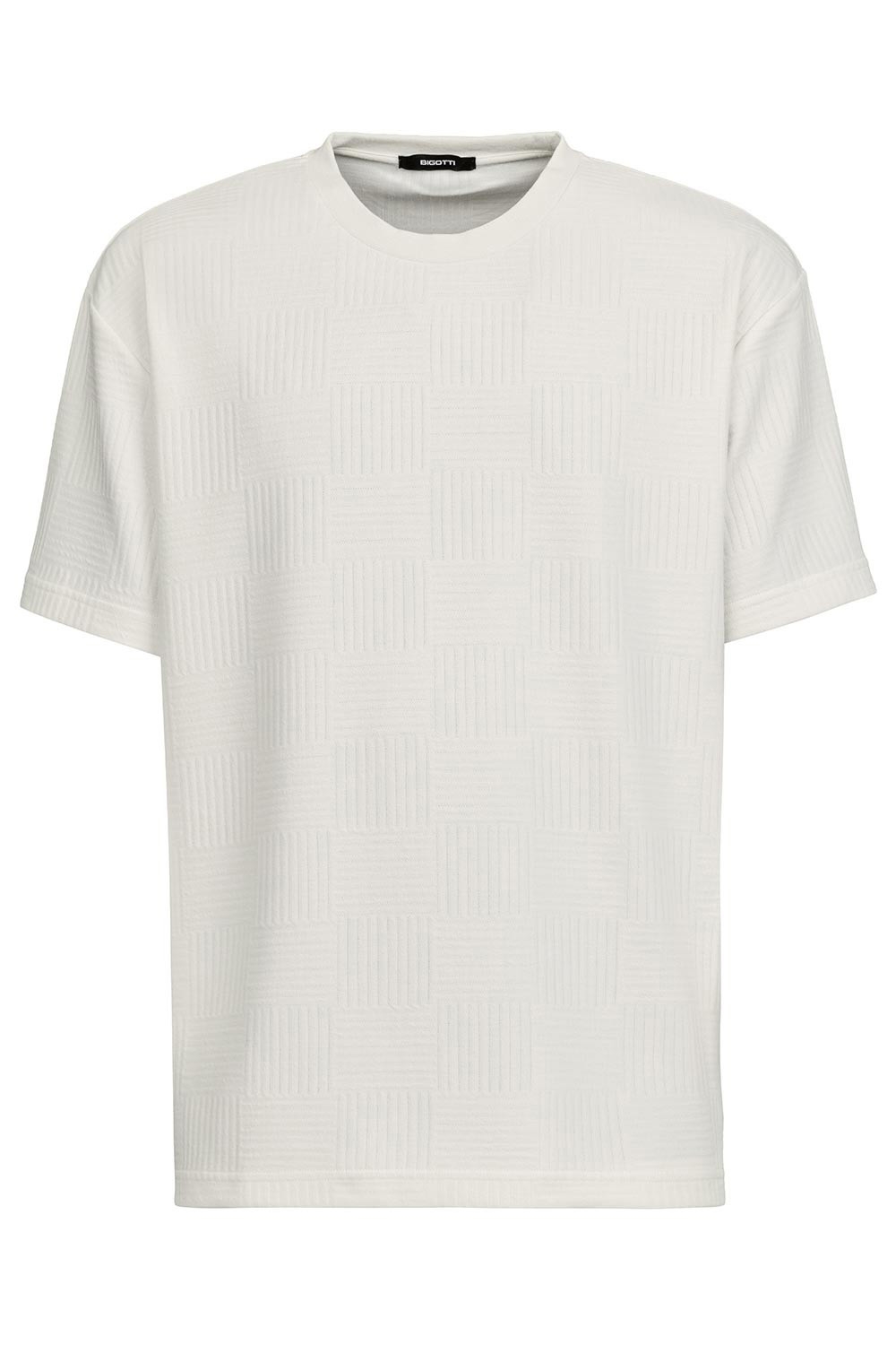 Tricou oversize alb uni 1