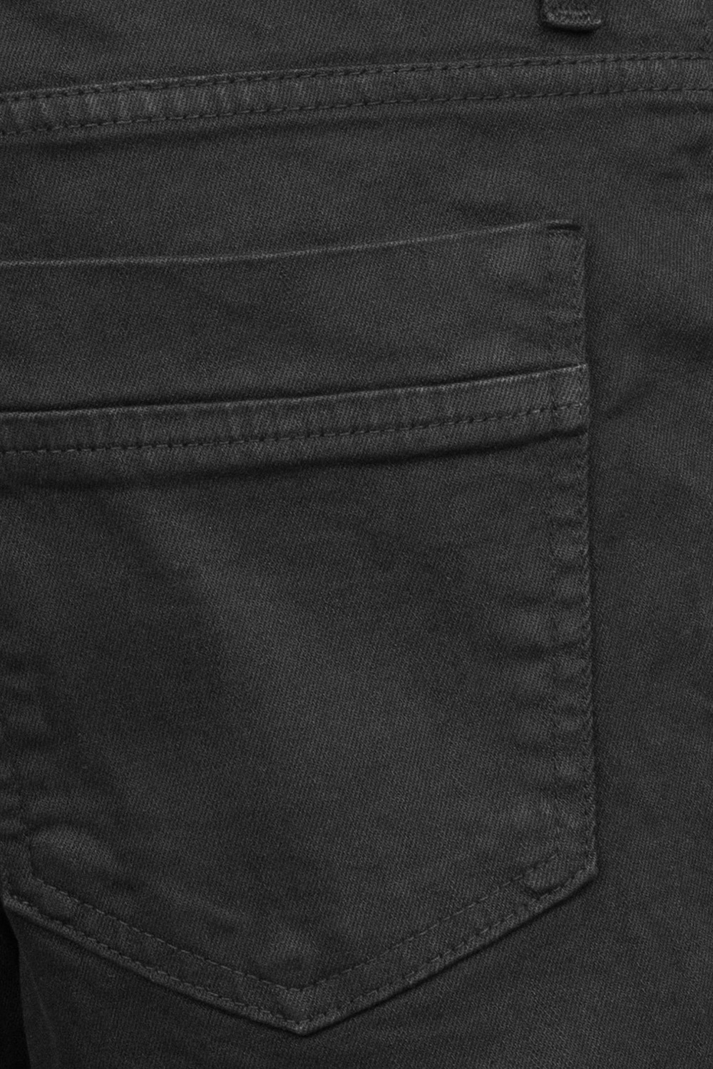 Pantaloni scurti slim negri uni 3