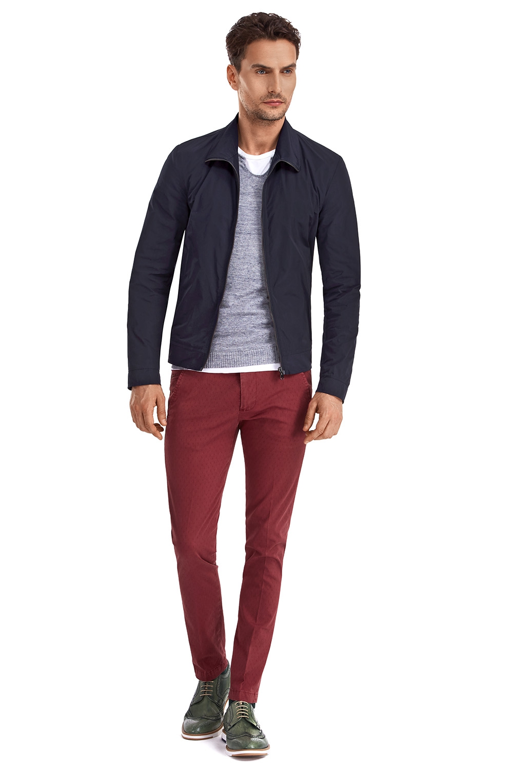 Navy plain jacket 4