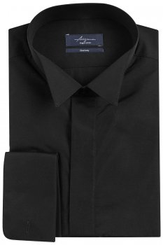 Camasa slim neagra uni