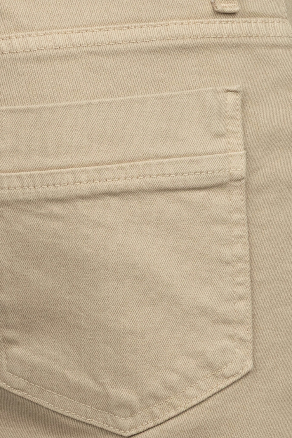 Pantaloni scurti slim bej uni 2