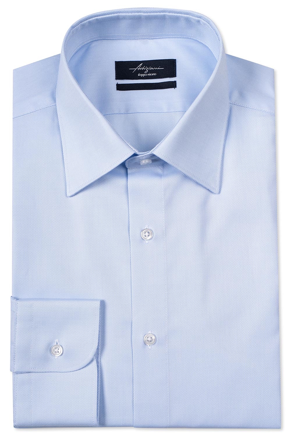 Camasa slim bleu uni 0