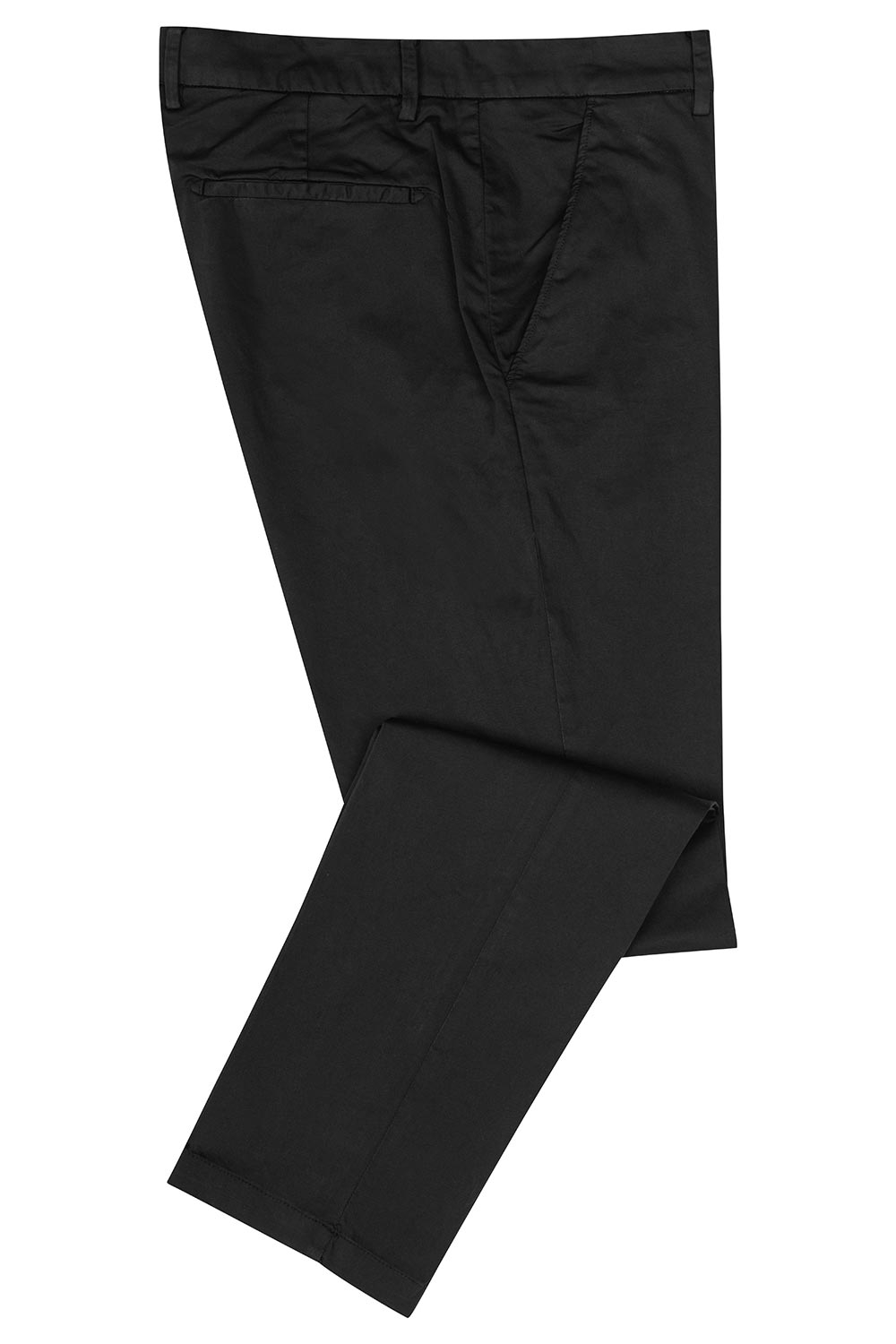 Pantaloni slim negri uni 0