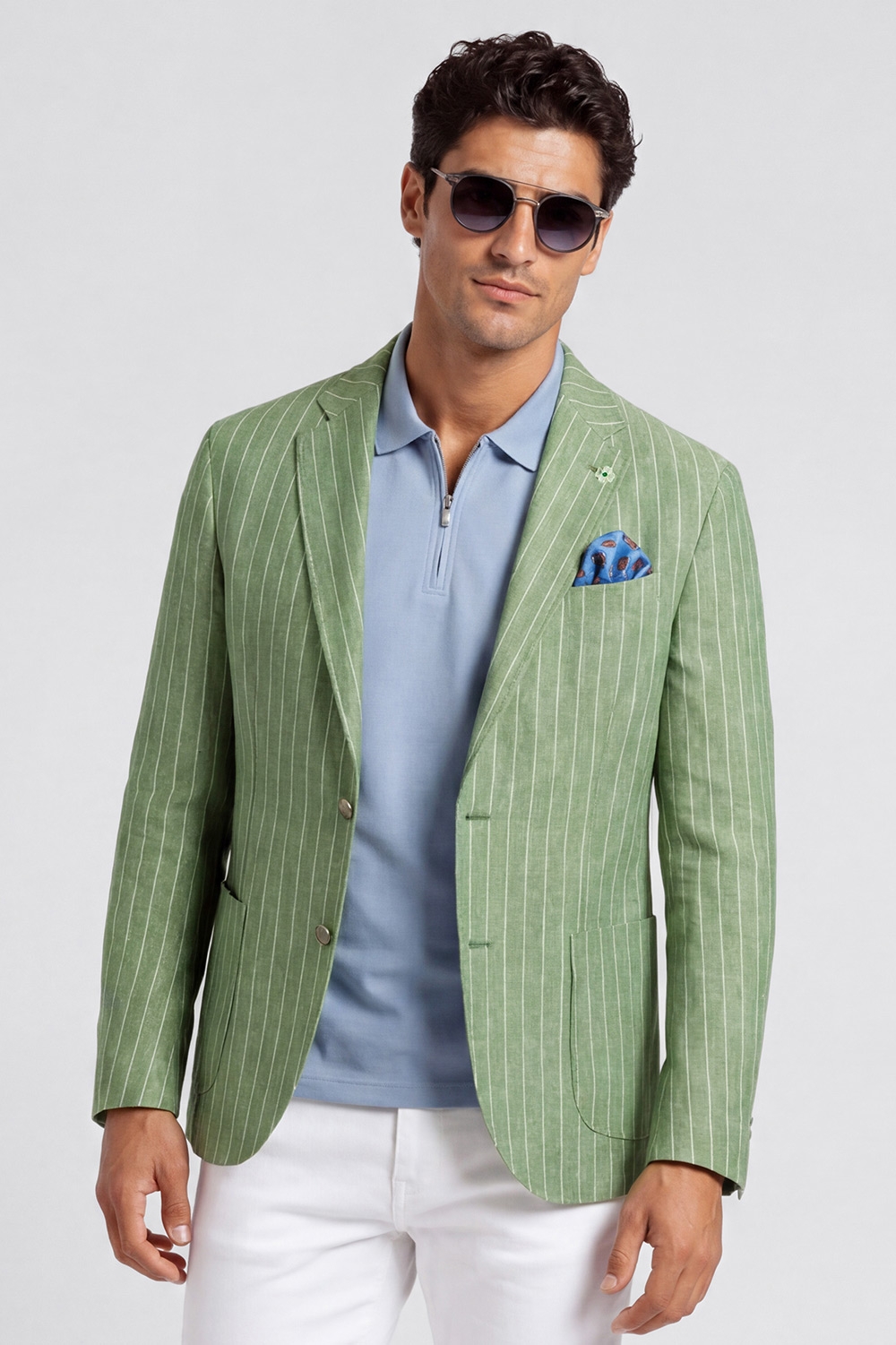 Sacou verde in dungi 0