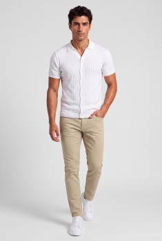 Pantaloni slim bej uni