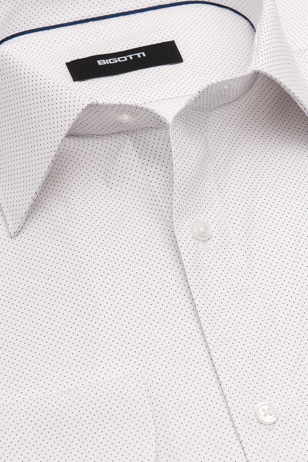 Shaped white geometric shirt 1