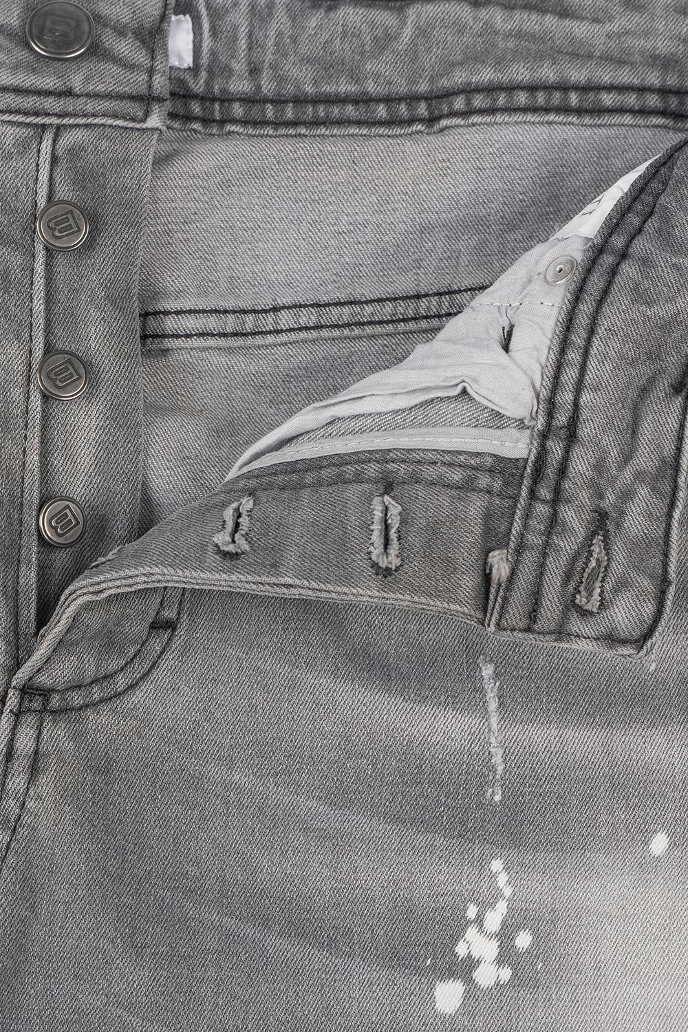 Blugi slim gri 2
