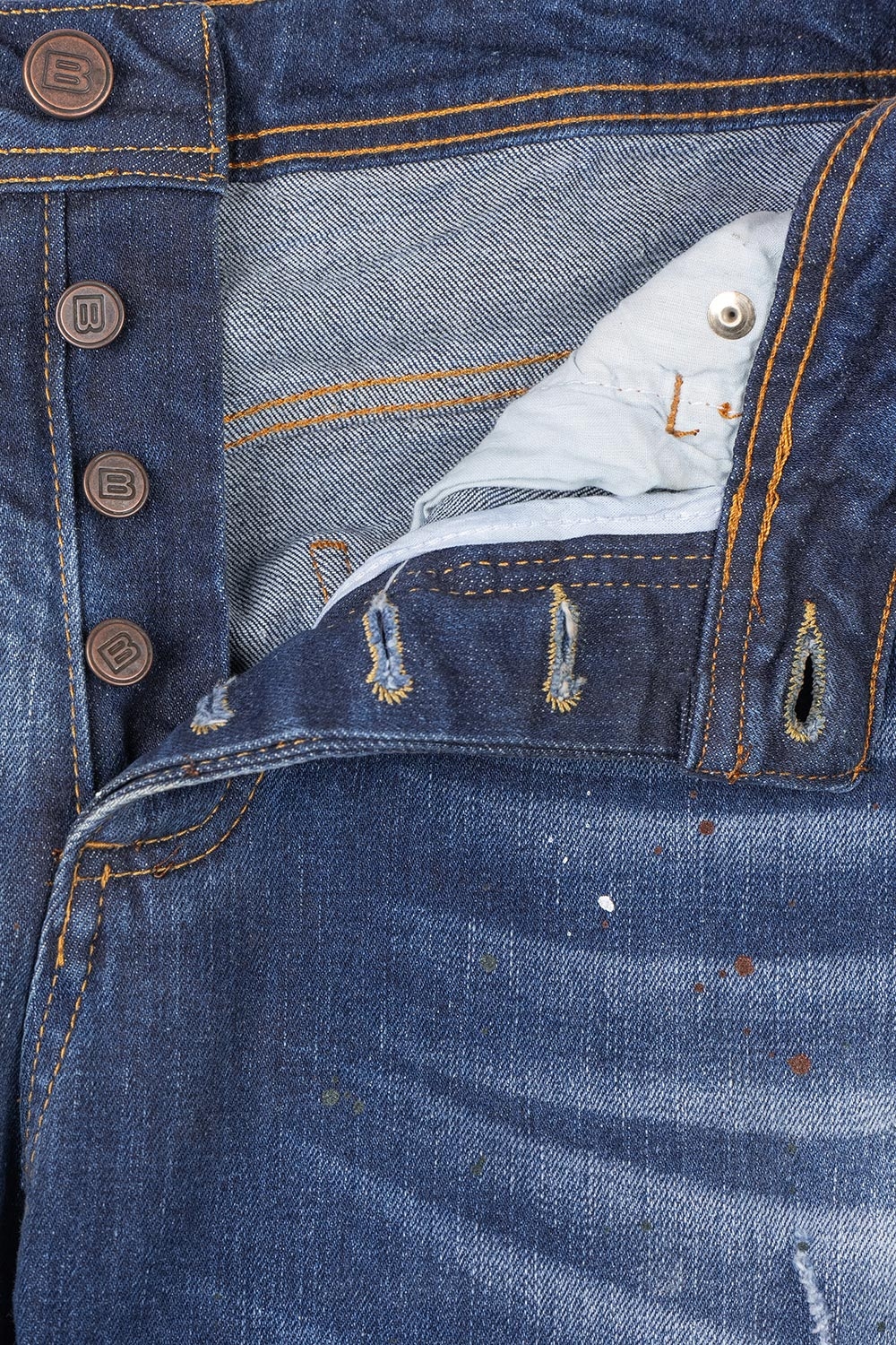Blugi slim albastri 2