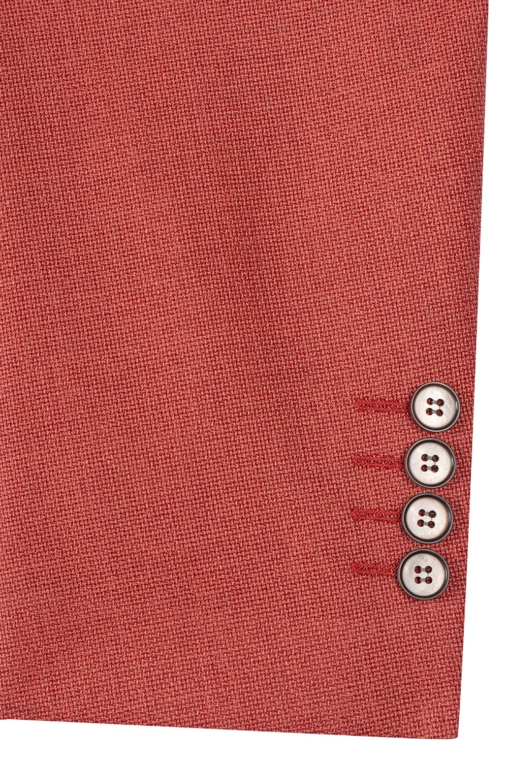 Slim body orange plain blazer 2