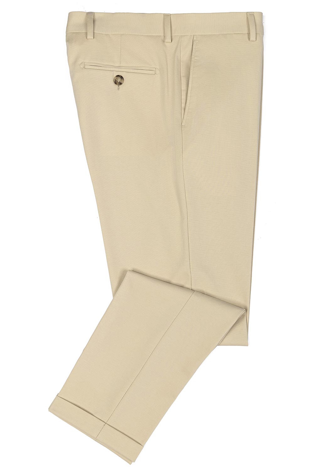 Pantaloni slim bej uni 1
