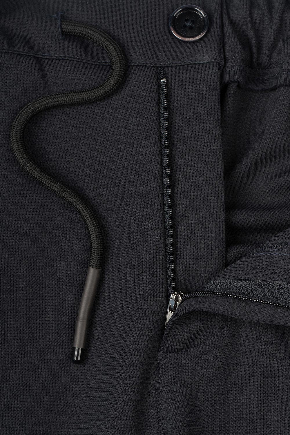 Pantaloni slim bleumarin uni 1