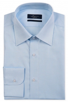 Superslim light blue plain shirt