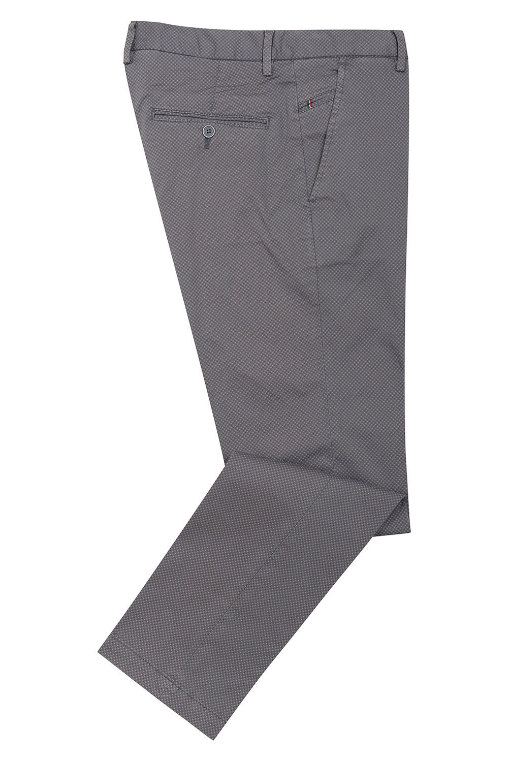 Pantaloni  gri print geometric 1