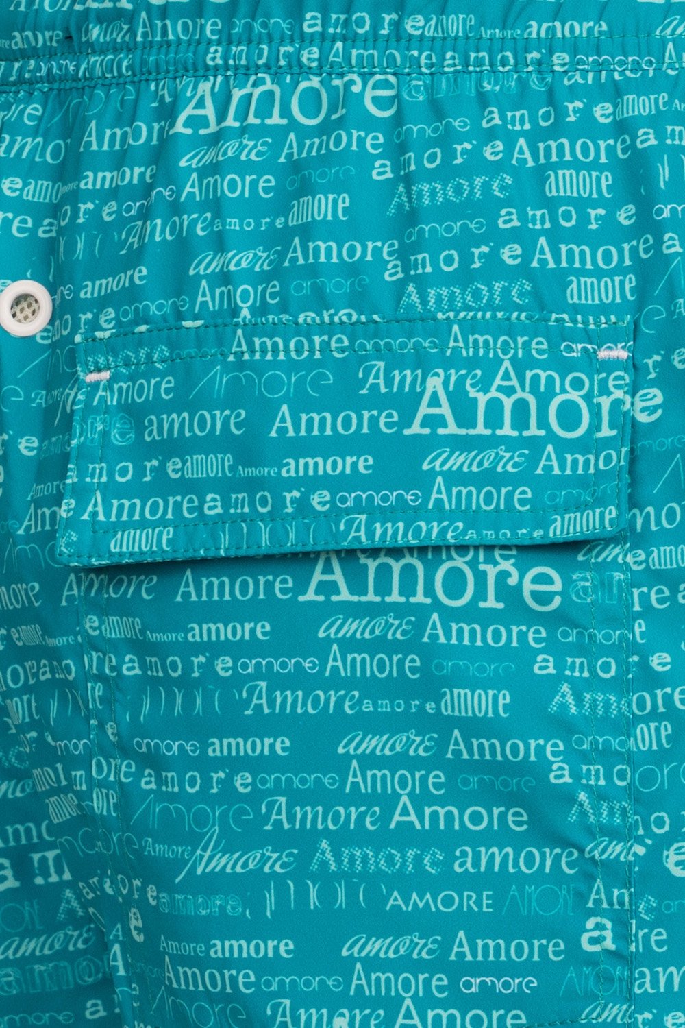 Short albastru print 1