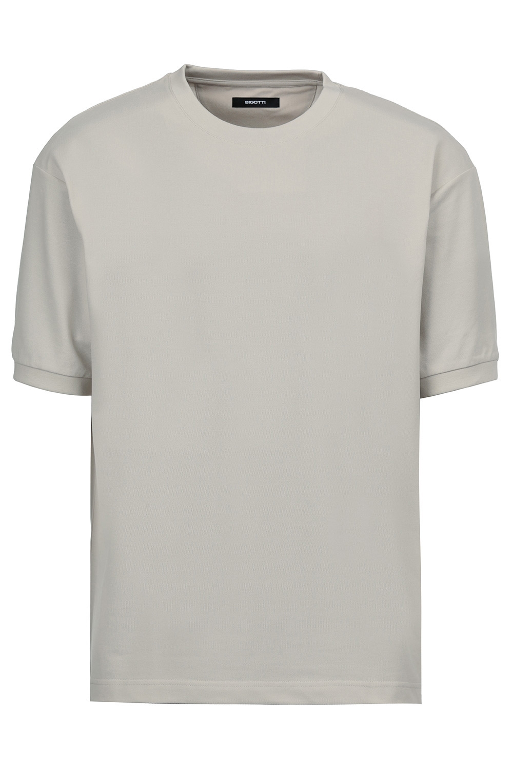 Beige plain t-shirt 1