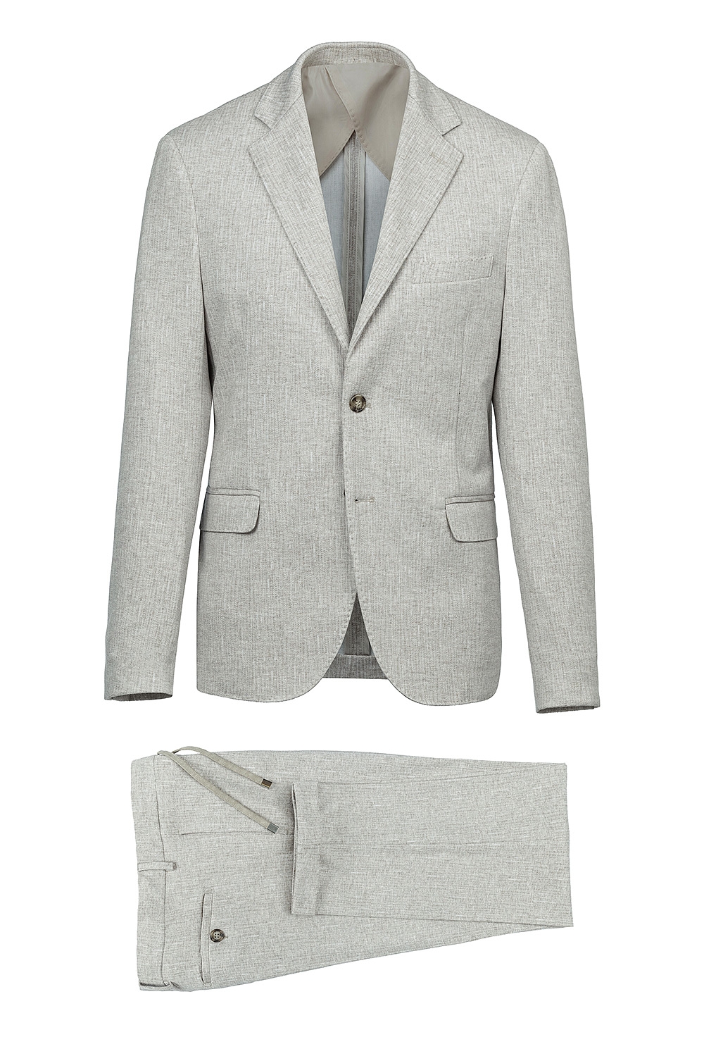 Costum slim gri uni 0
