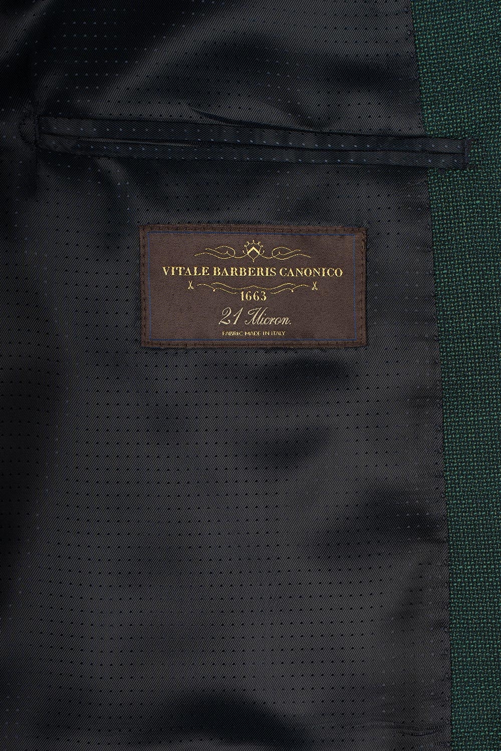 Slim body green plain blazer 1