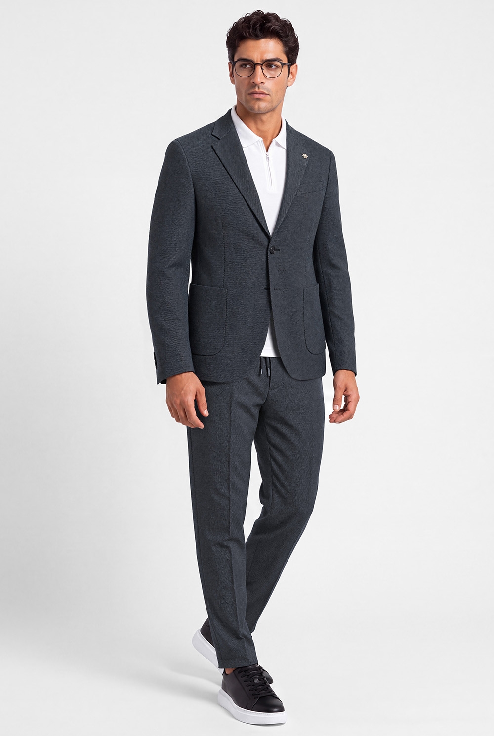 Sacou negru uni 4