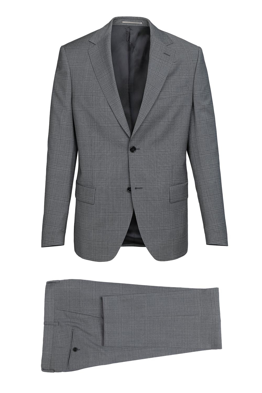 Costum slim gri uni 1