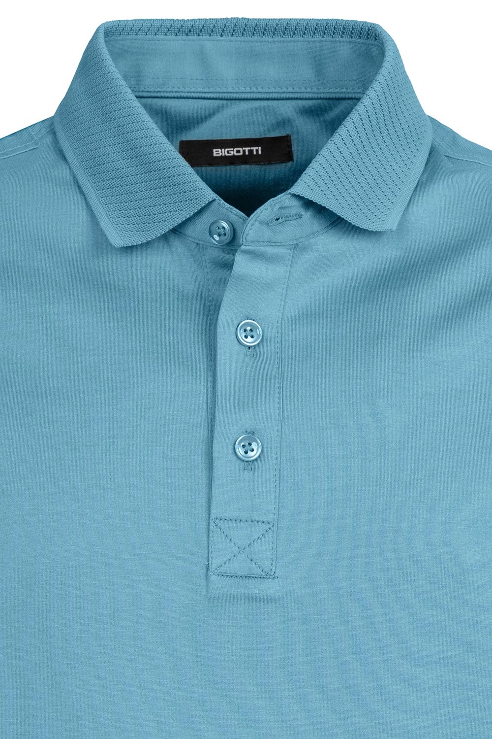 Blue plain t-shirt 2