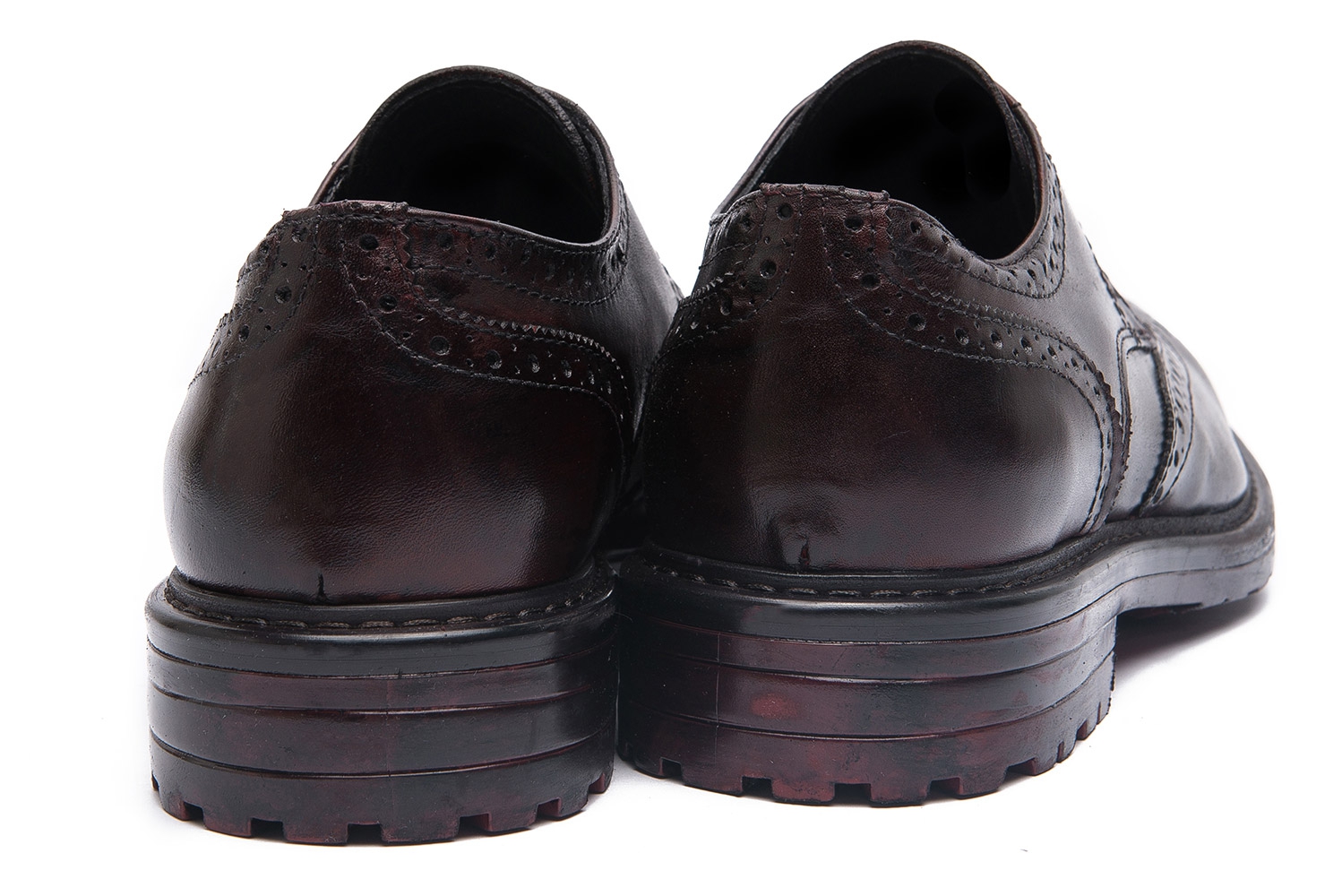 Pantofi grena piele naturala 2
