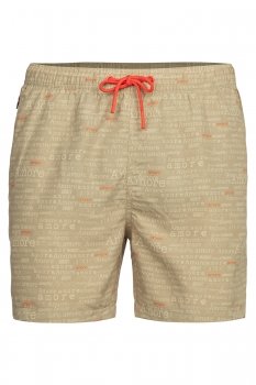 Short bej print