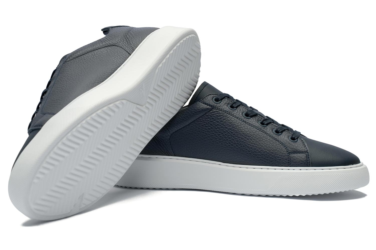 Sneakers bleumarin piele naturala 1