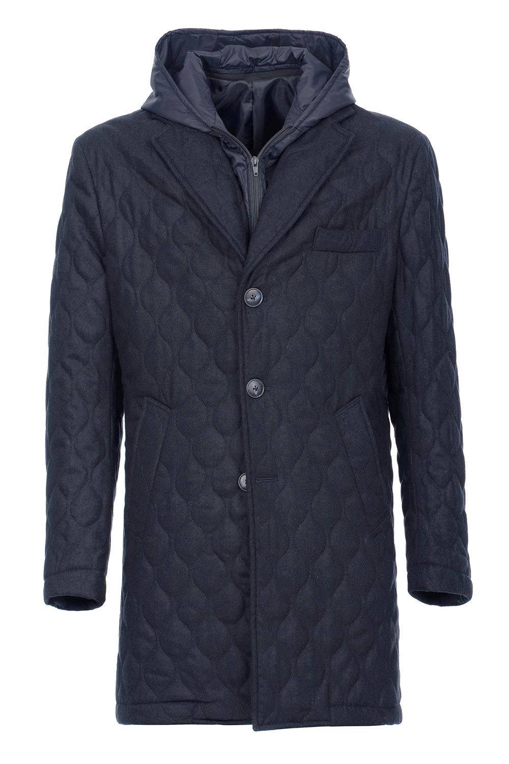 Palton bleumarin uni 0
