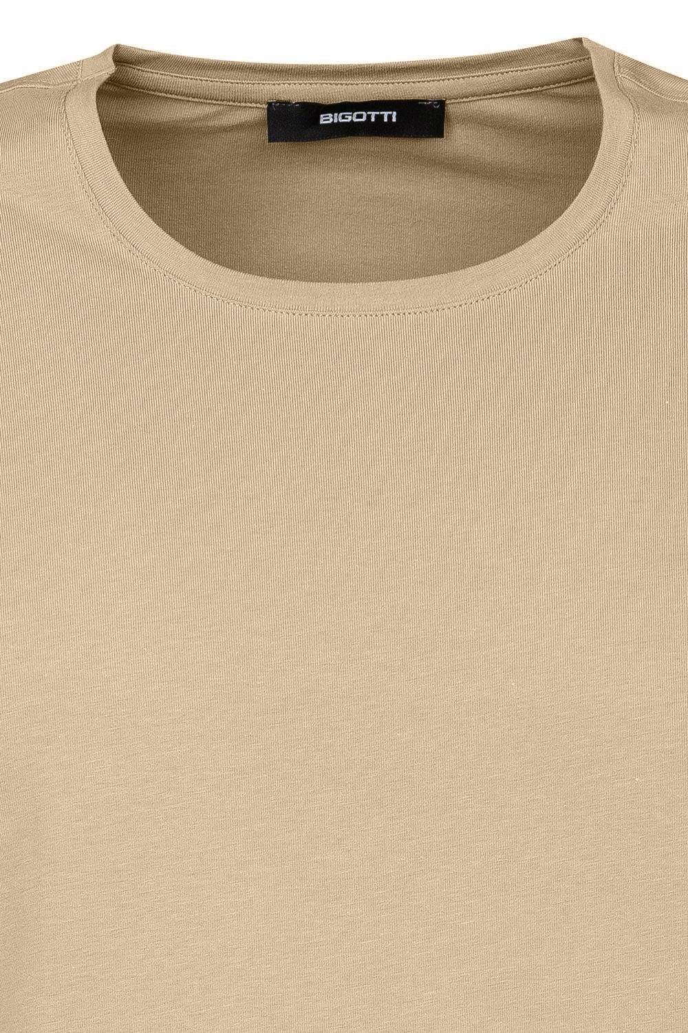 Beige plain t-shirt 1