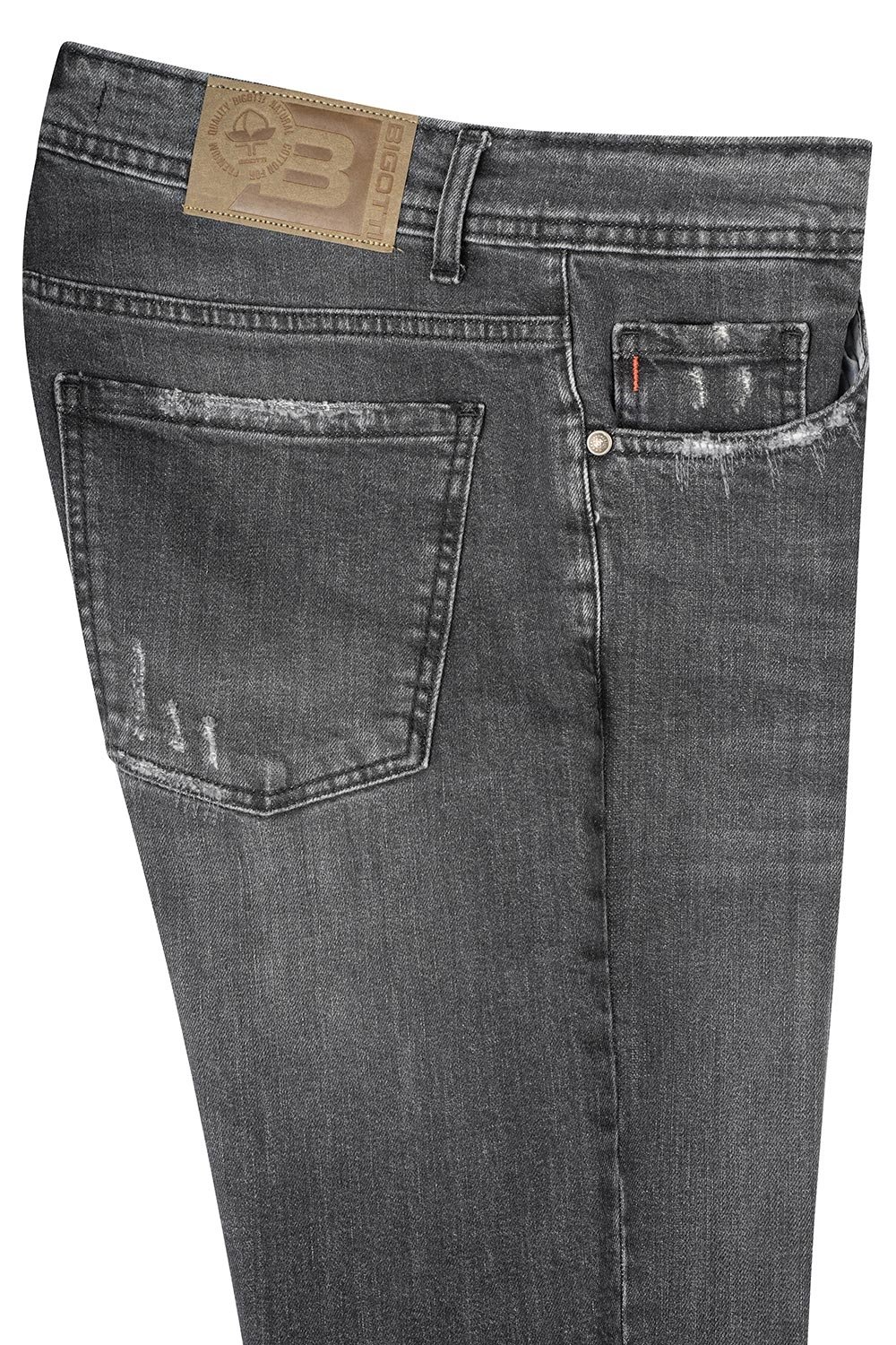 Blugi slim gri 1