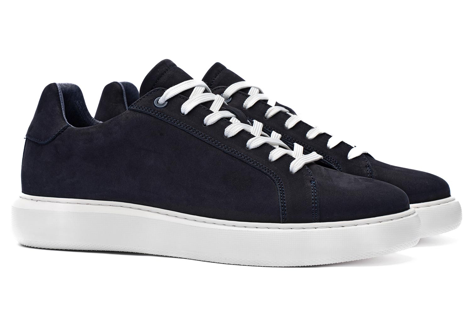 Sneakers bleumarin piele naturala 0