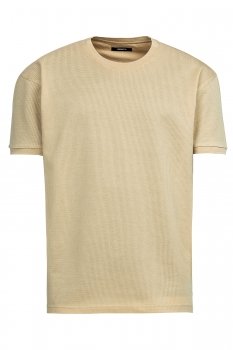 Tricou oversize bej uni