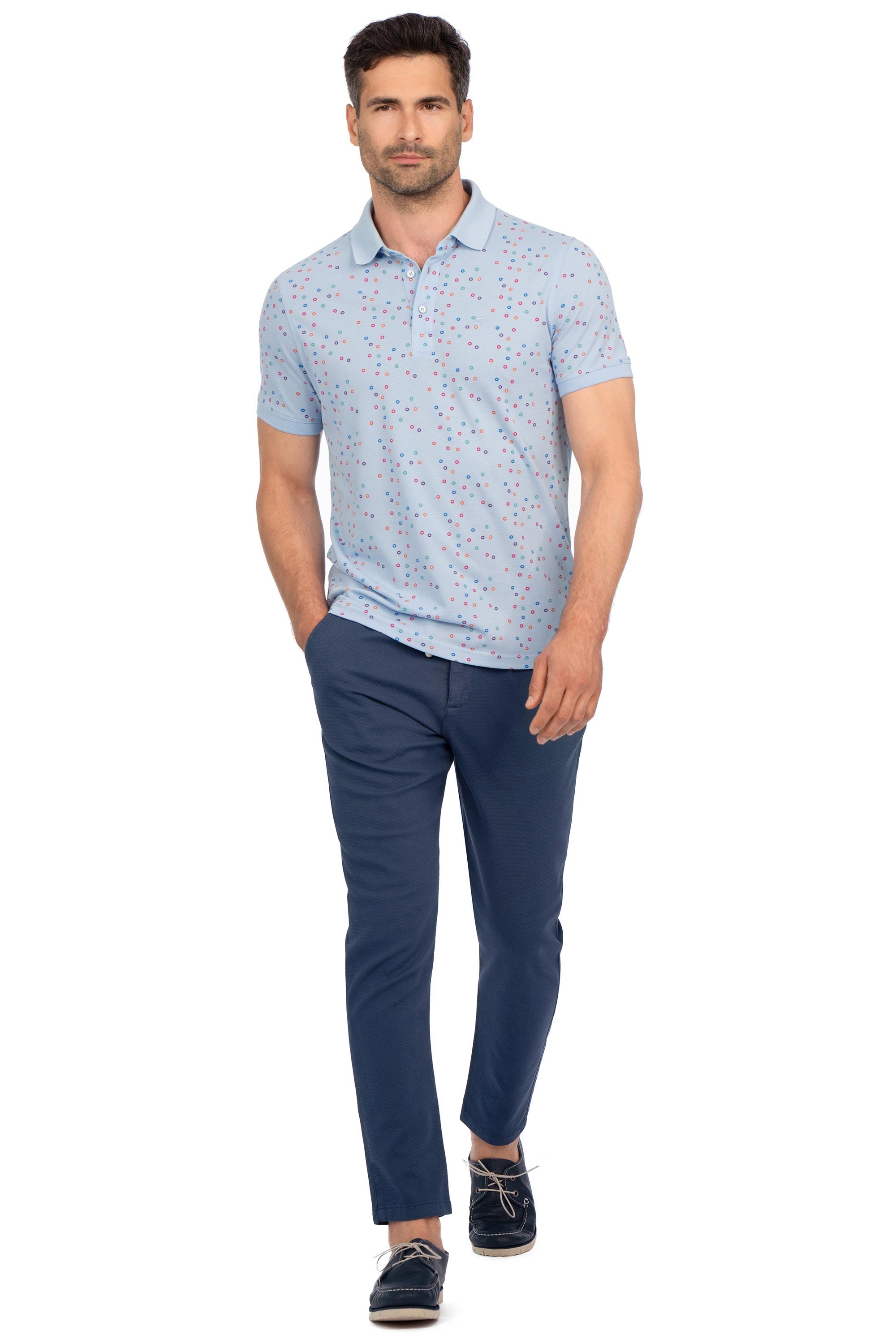 Pantaloni baggy bleumarin uni 0