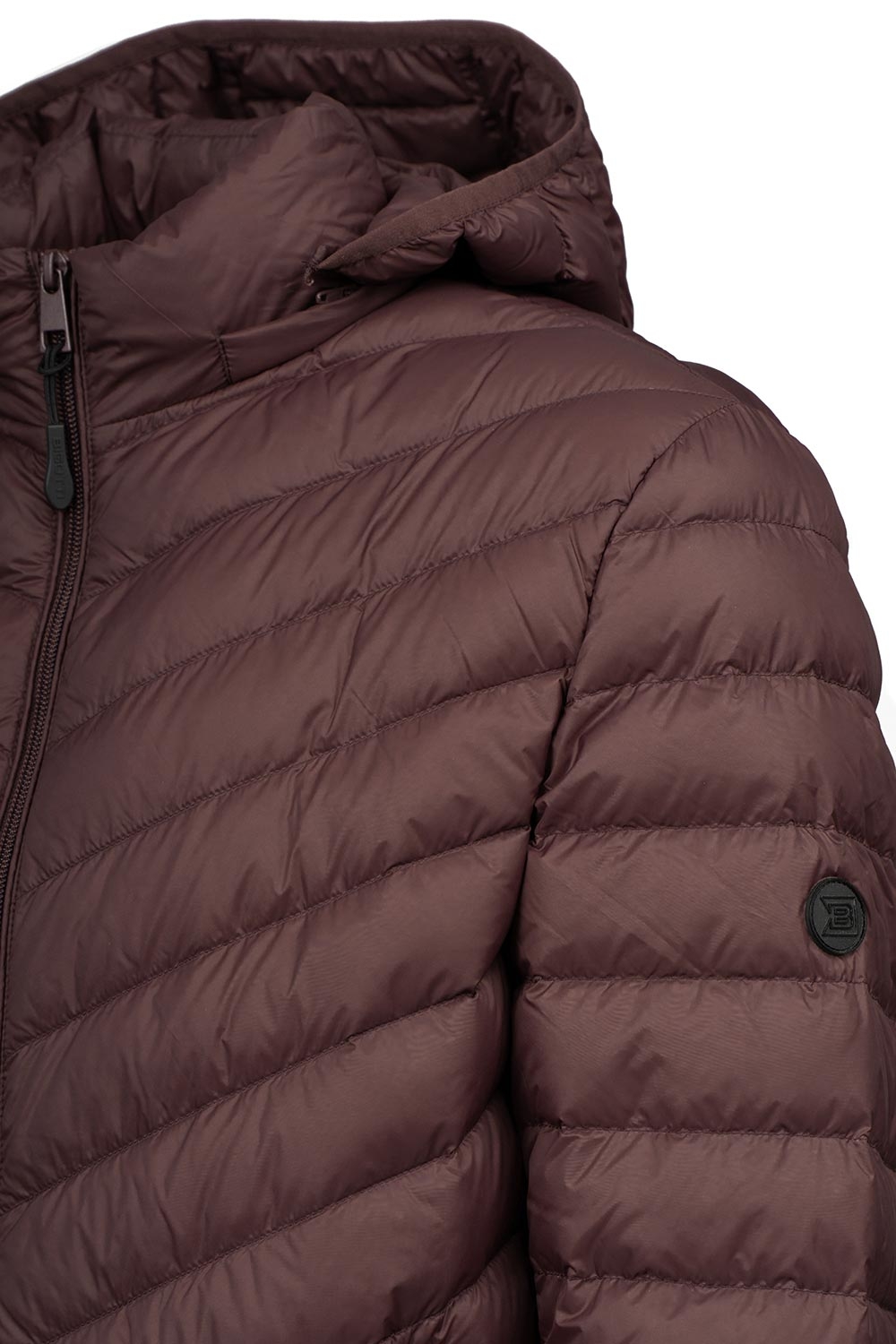 Burgundy plain jacket 1
