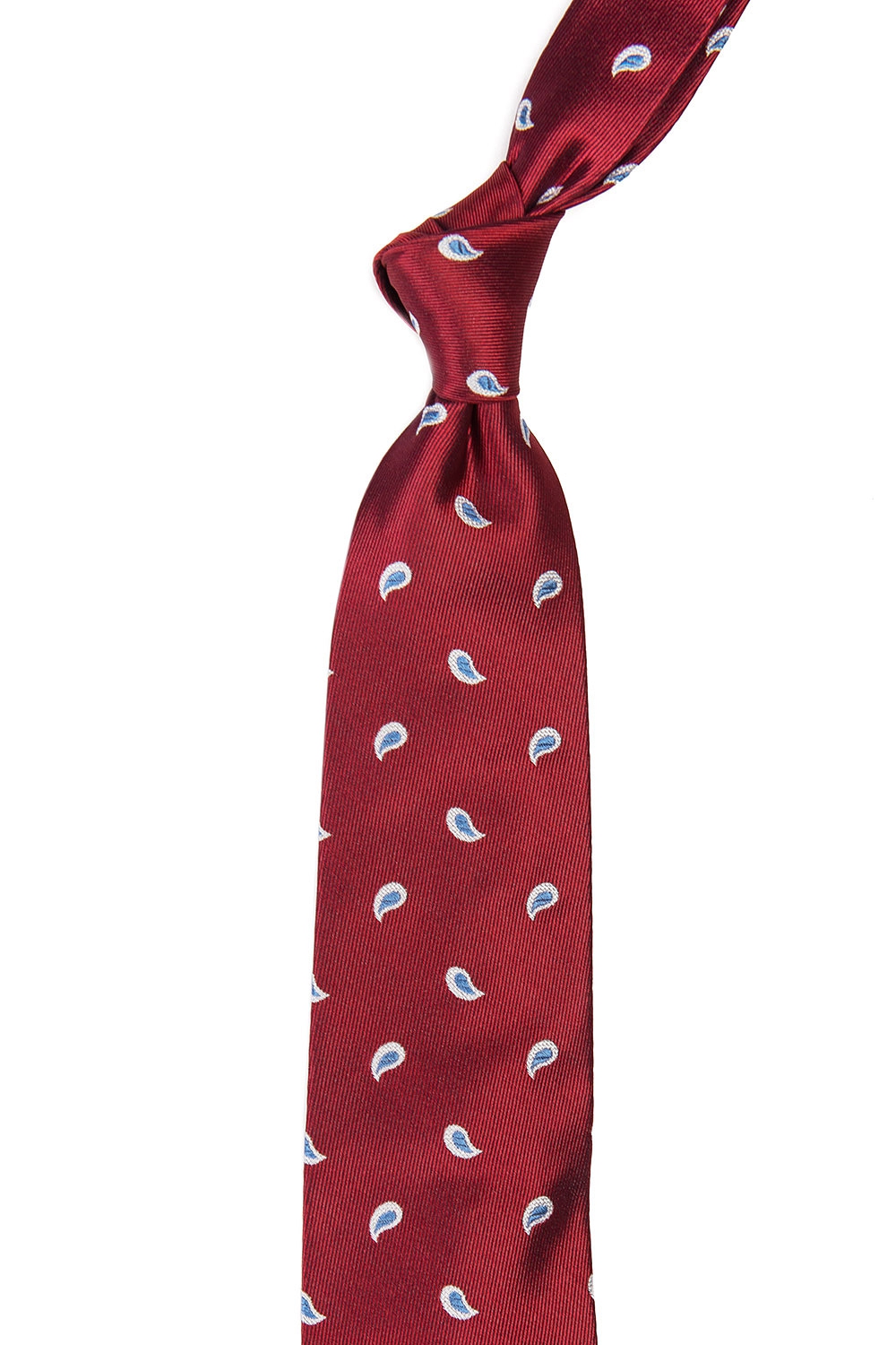 Cravata rosie print floral 1