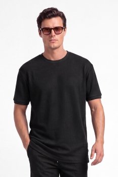 Tricou oversize negru uni