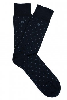 Sosete bleumarin print geometric