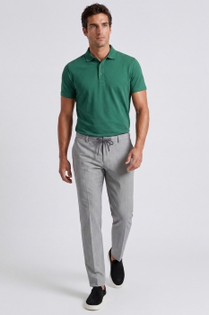 Pantaloni slim gri uni