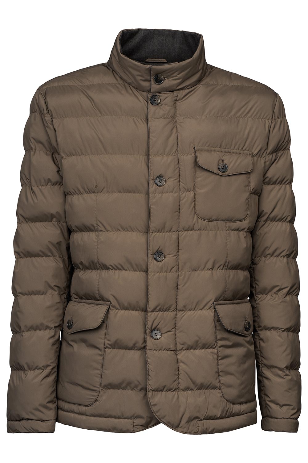 Geaca slim bej uni 0